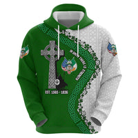 Ancient Order Of Hibernians Hoodie Celtic Cross Irish American Flag Heritage