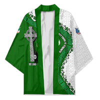 Ancient Order Of Hibernians Kimono Celtic Cross Irish American Flag Heritage