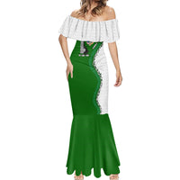 Ancient Order Of Hibernians Mermaid Dress Celtic Cross Irish American Flag Heritage