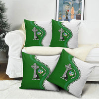 Ancient Order Of Hibernians Pillow Cover Celtic Cross Irish American Flag Heritage