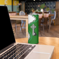 Ancient Order Of Hibernians Skinny Tumbler Celtic Cross Irish American Flag Heritage