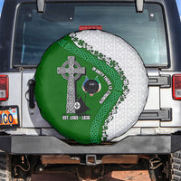 Ancient Order Of Hibernians Spare Tire Cover Celtic Cross Irish American Flag Heritage
