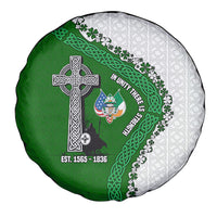 Ancient Order Of Hibernians Spare Tire Cover Celtic Cross Irish American Flag Heritage