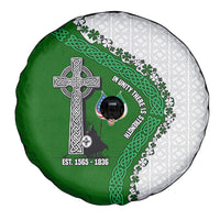 Ancient Order Of Hibernians Spare Tire Cover Celtic Cross Irish American Flag Heritage
