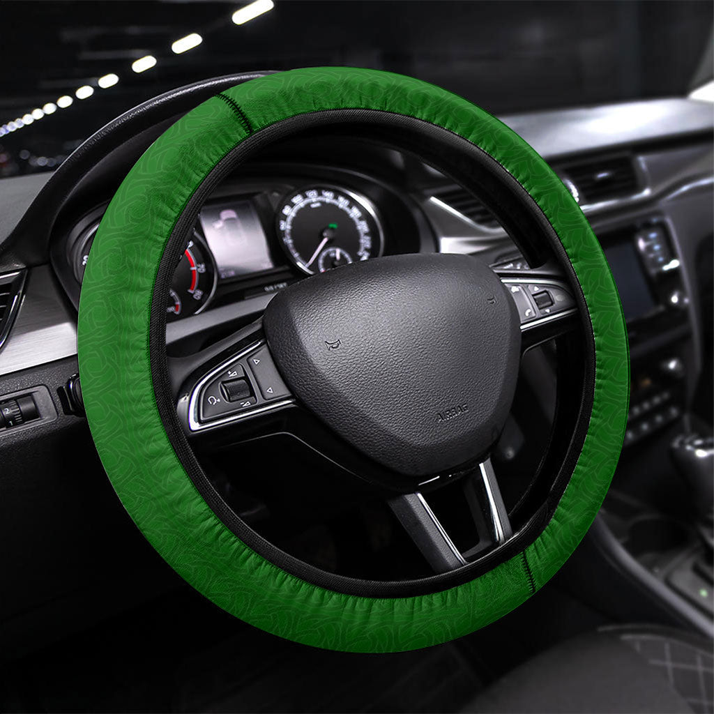Ancient Order Of Hibernians Steering Wheel Cover Celtic Cross Irish American Flag Heritage