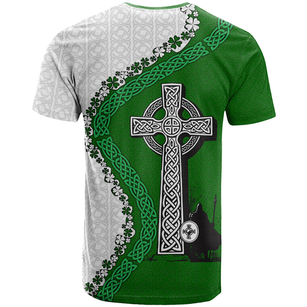 Ancient Order Of Hibernians T Shirt Celtic Cross Irish American Flag Heritage
