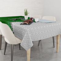 Ancient Order Of Hibernians Tablecloth Celtic Cross Irish American Flag Heritage