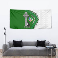 Ancient Order Of Hibernians Tapestry Celtic Cross Irish American Flag Heritage