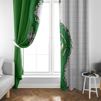 Ancient Order Of Hibernians Window Curtain Celtic Cross Irish American Flag Heritage
