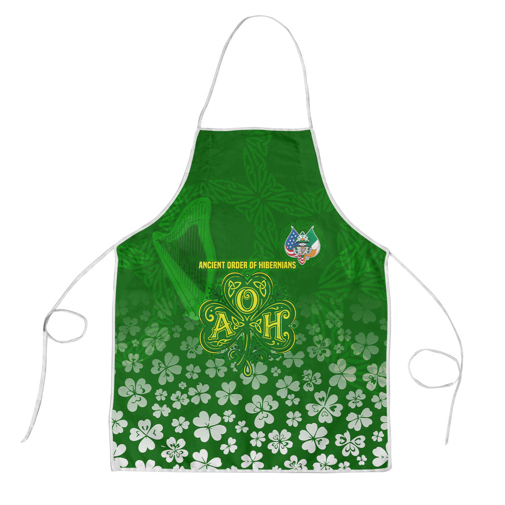 Ancient Order Of Hibernians Apron Irish Celtic Knotwork - Shamrock Harp