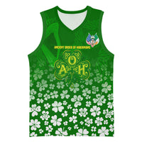 Ancient Order Of Hibernians Basketball Jersey Irish Celtic Knotwork - Shamrock Harp