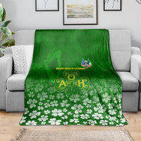 Ancient Order Of Hibernians Blanket Irish Celtic Knotwork - Shamrock Harp