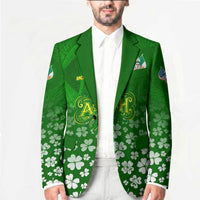 Ancient Order Of Hibernians Blazer Irish Celtic Knotwork - Shamrock Harp