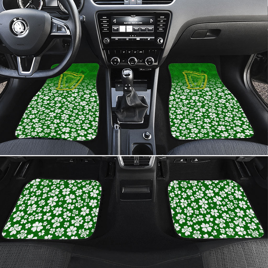 Ancient Order Of Hibernians Car Mats Irish Celtic Knotwork - Shamrock Harp