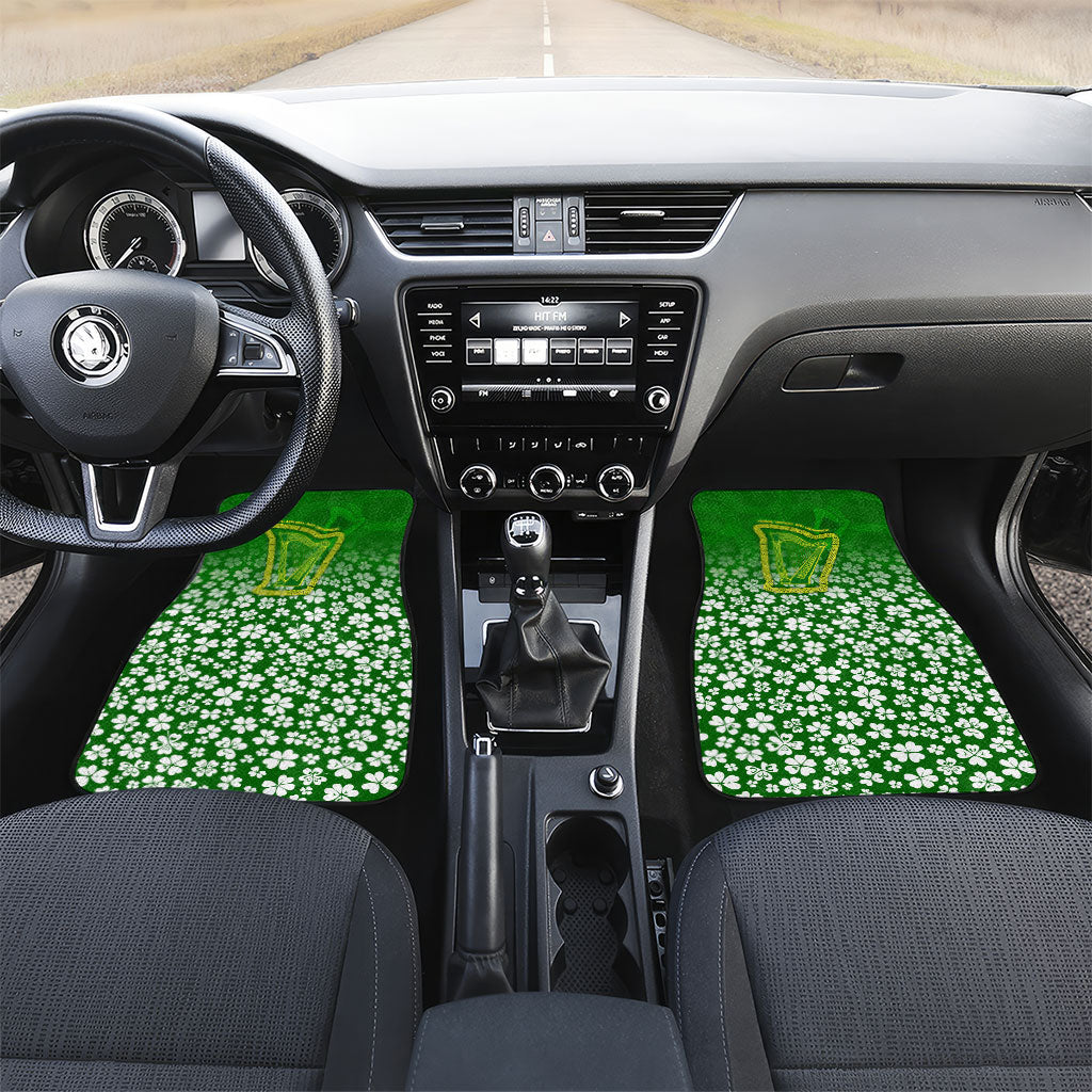 Ancient Order Of Hibernians Car Mats Irish Celtic Knotwork - Shamrock Harp