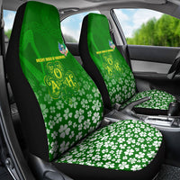 Ancient Order Of Hibernians Car Seat Cover Irish Celtic Knotwork - Shamrock Harp
