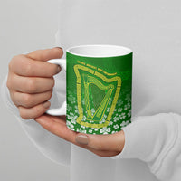 Ancient Order Of Hibernians Ceramic Mug Irish Celtic Knotwork - Shamrock Harp