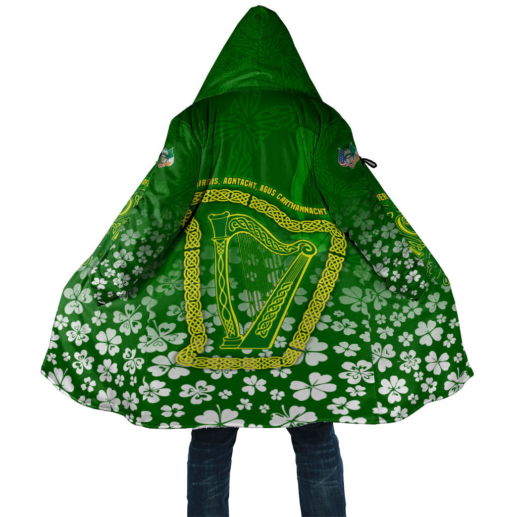 Ancient Order Of Hibernians Cloak Irish Celtic Knotwork - Shamrock Harp