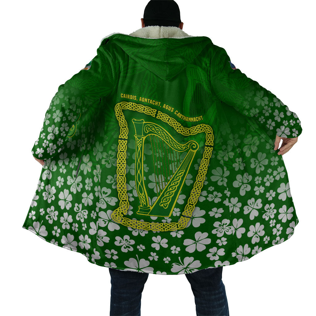 Ancient Order Of Hibernians Cloak Irish Celtic Knotwork - Shamrock Harp