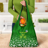 Ancient Order Of Hibernians Grocery Bag Irish Celtic Knotwork - Shamrock Harp