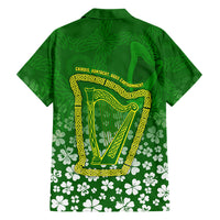 Ancient Order Of Hibernians Hawaiian Shirt Irish Celtic Knotwork - Shamrock Harp