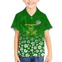Ancient Order Of Hibernians Hawaiian Shirt Irish Celtic Knotwork - Shamrock Harp
