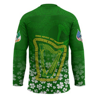 Ancient Order Of Hibernians Hockey Jersey Irish Celtic Knotwork - Shamrock Harp