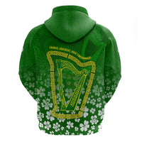 Ancient Order Of Hibernians Hoodie Irish Celtic Knotwork - Shamrock Harp