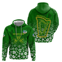 Ancient Order Of Hibernians Hoodie Irish Celtic Knotwork - Shamrock Harp