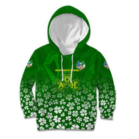 Ancient Order Of Hibernians Kid Hoodie Irish Celtic Knotwork - Shamrock Harp