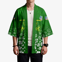 Ancient Order Of Hibernians Kimono Irish Celtic Knotwork - Shamrock Harp
