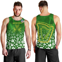 Ancient Order Of Hibernians Men Tank Top Irish Celtic Knotwork - Shamrock Harp