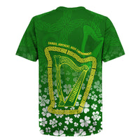 Ancient Order Of Hibernians Rugby Jersey Irish Celtic Knotwork - Shamrock Harp