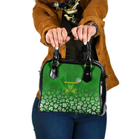 Ancient Order Of Hibernians Shoulder Handbag Irish Celtic Knotwork - Shamrock Harp