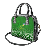 Ancient Order Of Hibernians Shoulder Handbag Irish Celtic Knotwork - Shamrock Harp