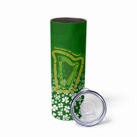 Ancient Order Of Hibernians Skinny Tumbler Irish Celtic Knotwork - Shamrock Harp