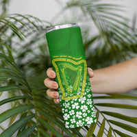 Ancient Order Of Hibernians Skinny Tumbler Irish Celtic Knotwork - Shamrock Harp