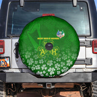 Ancient Order Of Hibernians Spare Tire Cover Irish Celtic Knotwork - Shamrock Harp