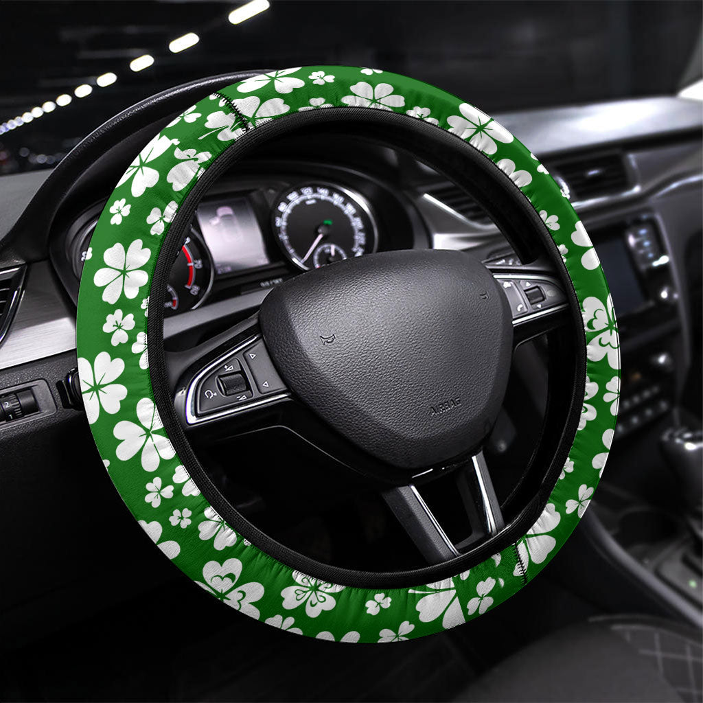 Ancient Order Of Hibernians Steering Wheel Cover Irish Celtic Knotwork - Shamrock Harp