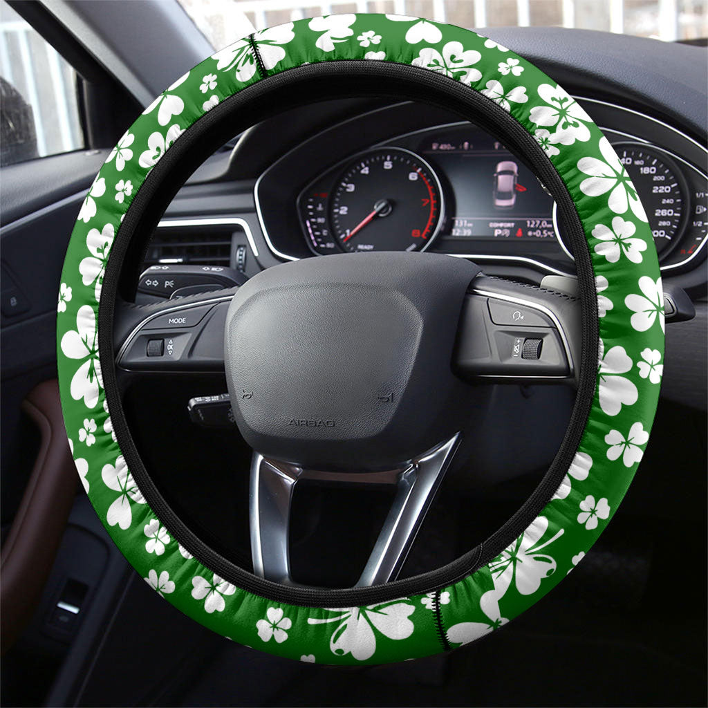 Ancient Order Of Hibernians Steering Wheel Cover Irish Celtic Knotwork - Shamrock Harp