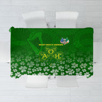 Ancient Order Of Hibernians Tablecloth Irish Celtic Knotwork - Shamrock Harp