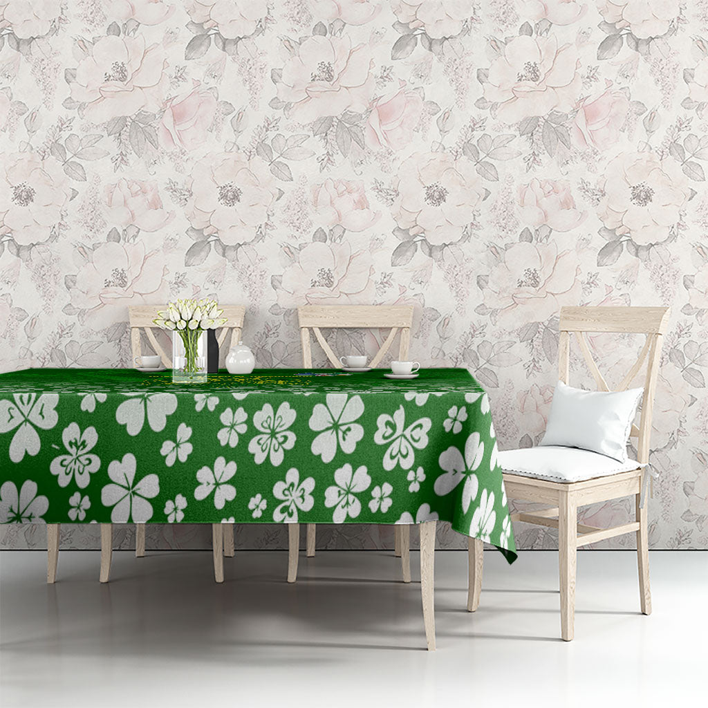 Ancient Order Of Hibernians Tablecloth Irish Celtic Knotwork - Shamrock Harp