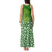 Ancient Order Of Hibernians Tank Maxi Dress Irish Celtic Knotwork - Shamrock Harp