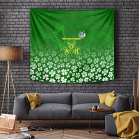 Ancient Order Of Hibernians Tapestry Irish Celtic Knotwork - Shamrock Harp