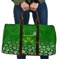 Ancient Order Of Hibernians Travel Bag Irish Celtic Knotwork - Shamrock Harp