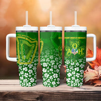 Ancient Order Of Hibernians Tumbler With Handle Irish Celtic Knotwork - Shamrock Harp