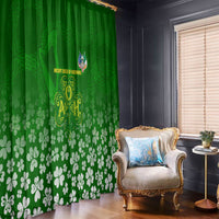 Ancient Order Of Hibernians Window Curtain Irish Celtic Knotwork - Shamrock Harp