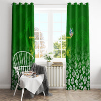 Ancient Order Of Hibernians Window Curtain Irish Celtic Knotwork - Shamrock Harp