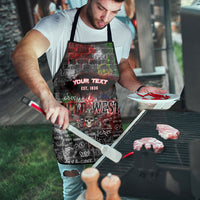 Personalized Wild West Borderlands Apron Urban Street Graffiti Art Skull Scorpion Symbols