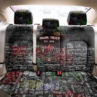 Personalized Wild West Borderlands Back Car Seat Cover Urban Street Graffiti Art Skull Scorpion Symbols